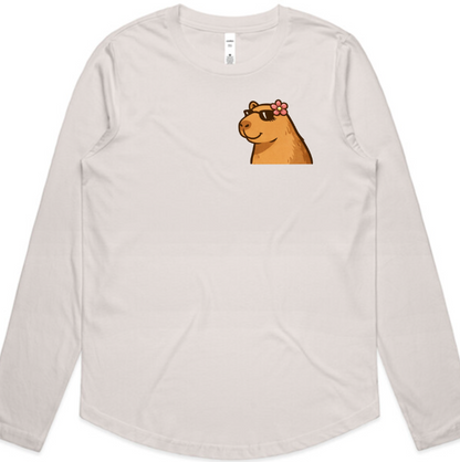 Mousybara™ Maple Long Sleeve Tee – Women’s