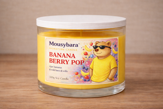 Banana Berry Pop - Signature Soy Wax Candle