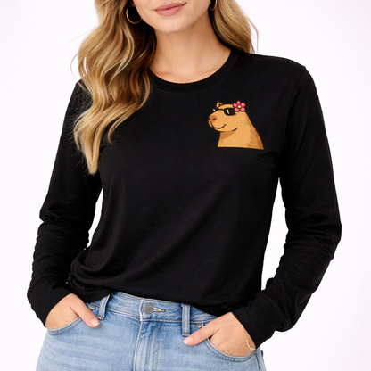 Mousybara™ Maple Long Sleeve Tee – Women’s