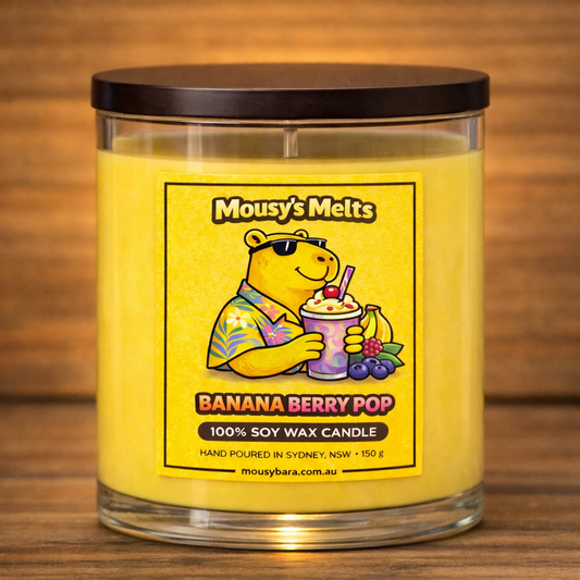 Banana Berry Pop - Soy Wax Candle
